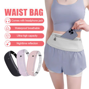Sports Waist Bag Men Women Fitness Outdoor Running Mobile Phone Waist Bag Outdoor Equipment Invisible Waterproof 运动腰包