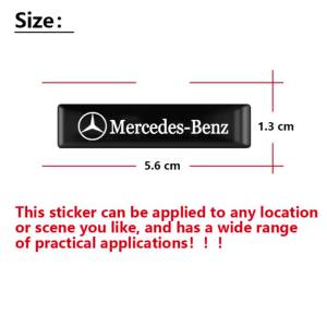 2/4/10Pcs 3D Car Badge Decorative Stickers For Smart Fortwo Forfour Forjeremy Forvision 451 453 Brabus Roadster