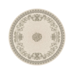 French Lover Retro round Carpet Luxury High End Bedroom Coat Closet Coffee Table Rug Dressing Table Study Foot Pad