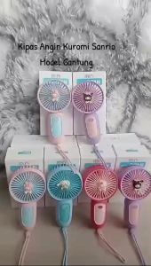 Kipas Angin karakter Sanrio / Kipas angin Mini Gengam Traveling/ Kipas Mini / Kipas Angin Mini Portable lucu karakter Cinamoroll kuromi Sanrio