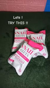 SG INSTOCK Snail White Gluta Collagen Plus X10 Soap 80g+FREE Foaming Net