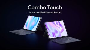 Logitech Combo Touch Backlit Keyboard Case for Apple 13\" iPad Pro M4 (Midnight Black)