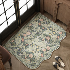 Retro French Customizable Non-slip Dirt-resistant Door Mat