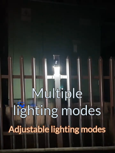 Goldstar Solar Power Wall-Mounted Motion Sensor LED Light with Clip USB Charging LED Camping Light Three Modes Waterproof light