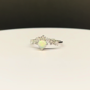 Adjustable Princess Opal Ring