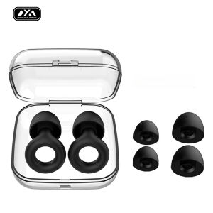 Silicone Earplugs for Swimming Sleep Cancel Noise Slow Rebound Reduction-Soundproof Reduce Disturbances -Quality Loop Earplugs