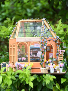 3D Puzzle Building Villa House DIY Assembly Model Toy Wooden Blocks for Adults And Children Crafts & Co Brand Static Model