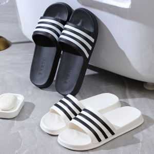 New Summer Womens Slip-On Shoes Lightweight EVA Indoor Outdoor Home Bathroom Slippers Couples Slippers Trendy Youth Style