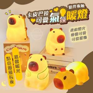 陪伴夜晚卡皮巴拉可爱氛围暖灯｜Accompanying the night with Capibara’s lovely atmosphere and warm lights