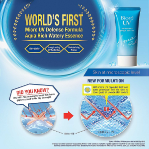 Krim Pelindung Matahari 50g Watery sunscreen with plant extracts nourishes skin waterproof & sweatproof lightweight for daily outdoor and indoor use