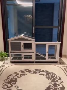 Rabbit Cage Household Large Double-Layer Rabbit Nest Room Cute  Rabbit Nest Breeding Supplies Pigoen Cage Outdoor