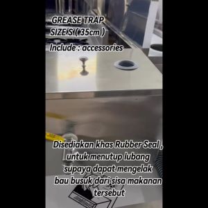L & XL SIZE PERANGKAP MINYAK/ GREASE TRAP分离隔油水器 INTERCEPTOR SET TAPIS SISA RESTAURANT KITCHEN WASTE/DEGREASER INDUSTRIALNDUSTRIAL GRADE/ KITCHEN EQUIPMENT