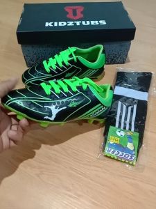 KIDZTUBS Sepatu Bola Anak Paket Komplit Sepatu Bola Tas Skin Deker Kaos Kaki Usia 6-10 Tahun Size 28 29 30 31 32 33 34 35 36 37 KDZ1407011425