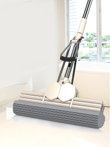 New 2025 Household Sponge Mop Living Room Use Water Absorption Roller Type Cotton No Hand Wash Needed Broom China Hong Kong
