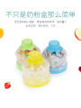 Portable Three Daddies Milk Powder Box Infant Portion Separator Outing One Meal One Grid Divider Baby Milk Powder Storage Container. 