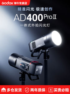 ไฟแฟลชแบบถือได้ 400W แบตเตอรี่ Li-Ion สำหรับถ่ายภาพกลางแจ้ง แฟลช AD600PRO สำหรับการถ่ายภาพในห้องถ่ายภาพ แฟลช TTL ความเร็วสูง