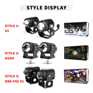 PMShop Mini Driving Light High and Low Yellow/White LED Aniti Fog For Cars/Motorcycle Led Chip Headlight