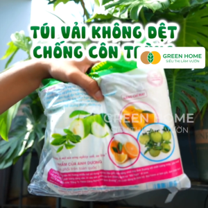100 Túi Bọc Hoa Quả GreeHhome Ổi Bưởi Xoài Na Mướp (Có Nút Cài) Sử Dụng 3-5 Năm Nhiều Kích Thước