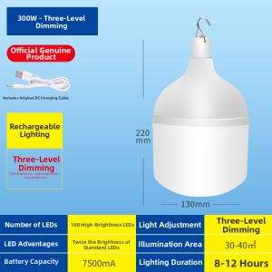 HAOXIANGJIA | Solar Rechargeable Super Bright Emergency LED Light