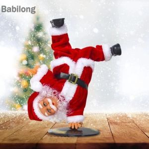 (Hàng Sẵn Giao Ngay) Đồ Chơi Ông Già Noel Leo Dây Có Đèn Có Nhạc - Quà Tặng Mùa Giáng Sinh Cho Bé