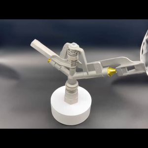 360° Automatic Rotating Irrigation Sprinkler Adjustable Aluminum Alloy Watering Sprayer Nozzle