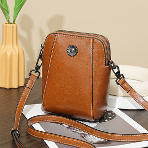 กระเป๋าโทรศัพท์ 6656 สำหรับแฟชั่น ของ ผู้หญิง ของ แท้ลำลอง หนัง กระเป๋าสะพาย หรือ กระเป๋าสะพาย 6656