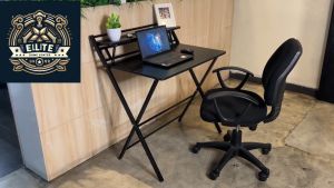 TaffHOME Meja Belajar Laptop Lipat Foldable Computer Desk - BL-A53 | Meja Lipat Multifungsi | Meja Laptop Ergonomis | Meja Belajar Praktis | Desain Hemat Ruang|