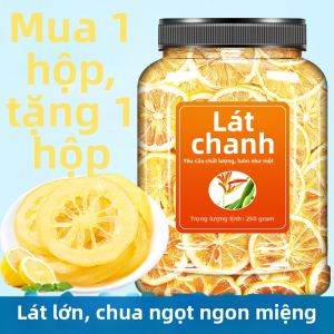 Lát Chanh Khô Ngâm Mật Ong cho Nước Uống và Trang Trí Bánh