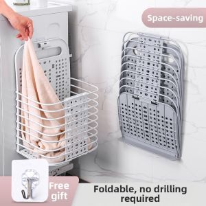 Foldable Dirty Clothes Basket for Home Use