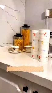 Tisu Dapur Roll Gulung Serbaguna Rol Isi 50 lembar Penyerap Noda Minyak makanan bisa dicuci