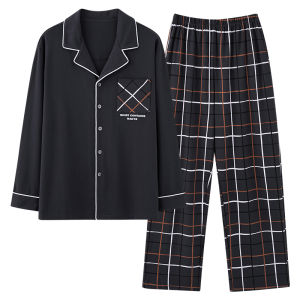 Bộ đồ ngủ nam MiiOW bằng cotton tay dài thoải mái