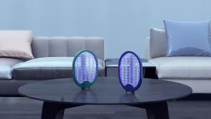 Electric Insect Killers Mosquito Killer Swatter Hit Pest Control 3000V High Voltage 8 Mosquito Trap Lamp Beads with 3 Layer Safety Mesh High Capacity Battery USB Charging Portable Fly Killer Racquet