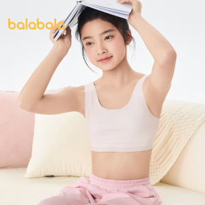 Balabala Girls Wear Childrens Underwear In A Small Vest During The Development Of The Bra Anti Convex Points Out To Be Cut out Trace