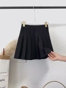 ☆XS-3XL☆ Korean Fashion prevent wrinkles Womens High Waist Skirt Slim A-Line Tennis School Skirts