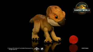 Jurassic World Rebirth Primal Protector Aquilops Dolores Interactive Dinosaur Toy Attack & Sounds