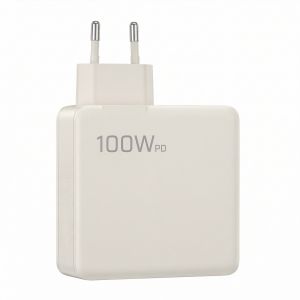 New 100W GaN  Wall Charger， 3-Port (2C1A) PD Fast Charging Station EU Plug Power Adapter for iPhone Samsung Laptop