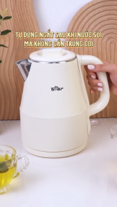 Ấm Đun Nước BEAR 1.5L Ấm Siêu Tốc Bình Đun Nước Pha Trà Siêu Tốc Ấm Đun Mini Giữ Nhiệt EB-5H15D