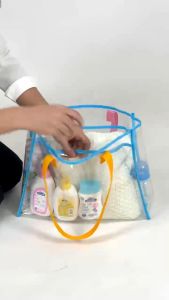 กระเป๋าช้อปปิ้ง แม่และเด็ก วัสดุ PVC ใสพิเศษ สำหรับใช้แม่และเด็ก