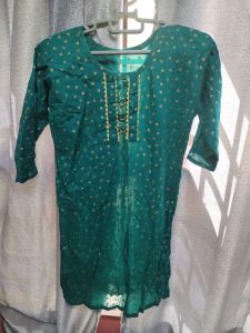 PRELOVED TURQUOISE TOPS WOMEN SIZE M