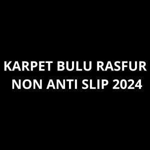 Karpet Bulu Rasfur nyaman 200x150x3.5cm busa non anti slip