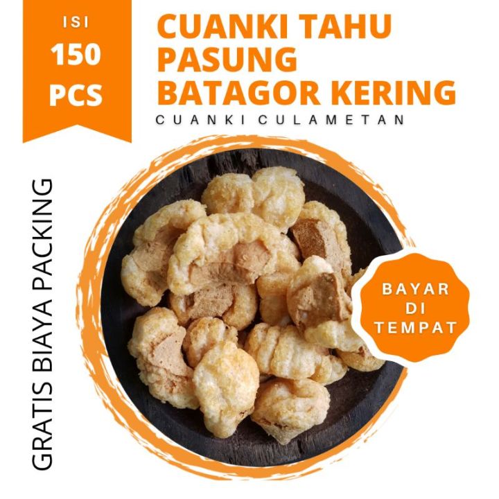 Cuanki Tahu Pasung Isi 150 Pcs Cuangki Batagor Kering Lazada Indonesia