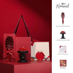 KRRAMEL | Wedding & Engagement Gift Set Premium Practical Comb