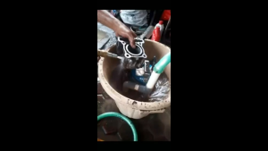 terbaru Spray Gun Vaporblasting Stailess StellKuningan VAPOUR pembersih blok mesin dan perontok cat