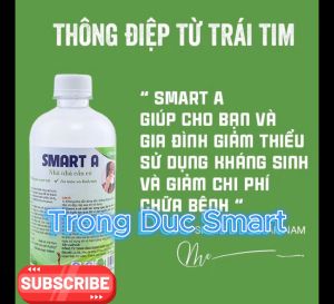 Nước anolyte - Dung dịch sát khuẩn Smart A 500ml - Khử khuẩn da vệ sinh mũi họng - An toàn không gây kích ứng