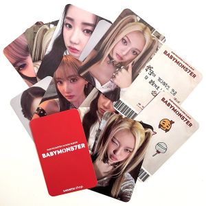 BABYMONSTER Album BABYMONS7ER Ktown4U PhotoBook Weverse PhotoCard Rami Chiquita Pharita Rora Asa Ruka Photo Cards 7 Per Set