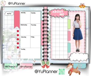 YuPlanner Digital Planner ธีม Little Deers Diary | แพลนเนอร์ฤดูหนาว ลายกวาง & สโนว์แมน | ขนาด 8.5x11 นิ้ว (Printable) | จดบนไอแพดหรือปริ้นท์ได้ | ไฟล์ PDF