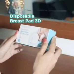 [CHÍNH HÃNG] Miếng Lót Thấm Sữa MOOIMOM Dáng 3D Siêu Thấm Mỏng Nhẹ và Siêu Dính Cao Cấp (Hộp 10 Miếng) BPD2101_D3_10