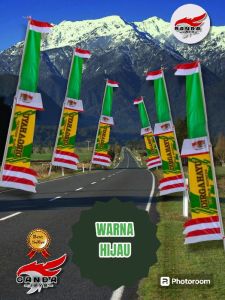 bendera umbul umbul bandir dirgahayu 3 meter kualitas terbaik dan termurah