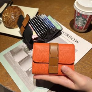 Card Holder Womens Large Capacity Womens Card Holder with Bank Card ID Holder Card Wallet 2024 New Arrival Cosmetics Bag