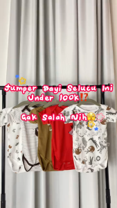 5in1 Jumsuit Bayi SNI BABY LEON 100% COTTON 0-12 bulan Jumper Bayi Bodysuit Bayi Jumpsuit Anak Bayi Baju atasan Bayi Baju Harian Bayi Sleepsuit Bayi laki-laki Bayi Perempuan Kaos Bayi Pakaian Bayi bc-01-8